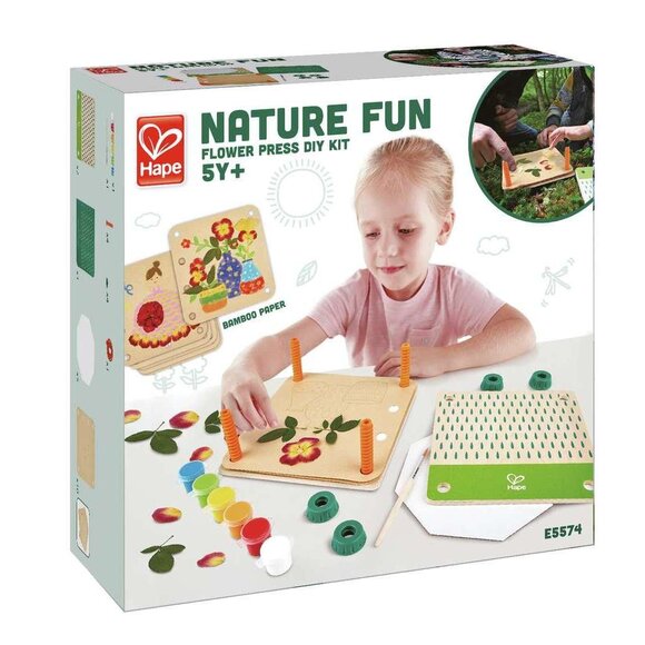 New in Box Hape Flower Press DIY Kit-Nature Fun 5+🌺 - Picture 1 of 14